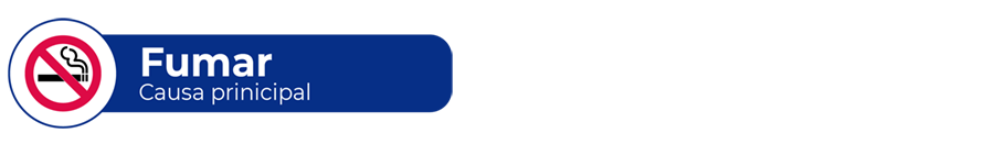 El principal factor de riesgo es fumar