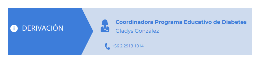 Derivación al Progama Educativo de Diabetes