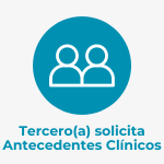 Tercero a solicita antecedentes clínicos