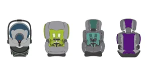 Sillas de seguridad, Traslado seguro de menores en autos particulares