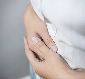 Mujer con dolor abdominal. Peritoneo. 