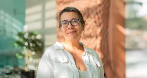 Lorena Parra, paciente Clínica Santa María. Cáncer de mama.