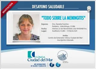 Desayuno saludable meningitis