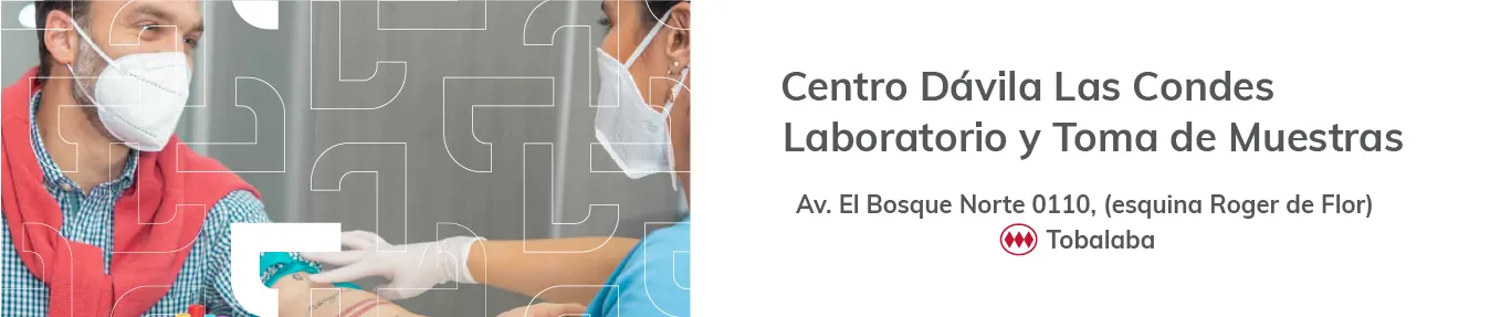 Banner Laboratorio y Toma de Muestras Dávila Las Condes