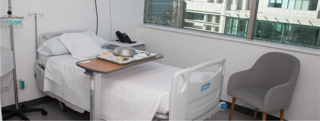 Menos de 24 horas de hospitalización