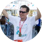 Testimonio Santa María, Cristián Müller, “Primer trasplantado bipulmonar de la Clínica corrió 42 k”