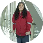 Testimonio Santa María, Rebeca Castro, Traumatología - Correción quirúrgica de rodilla