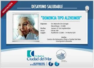 CCdM ofrecerá Desayuno Saludable sobre el Alzheimer