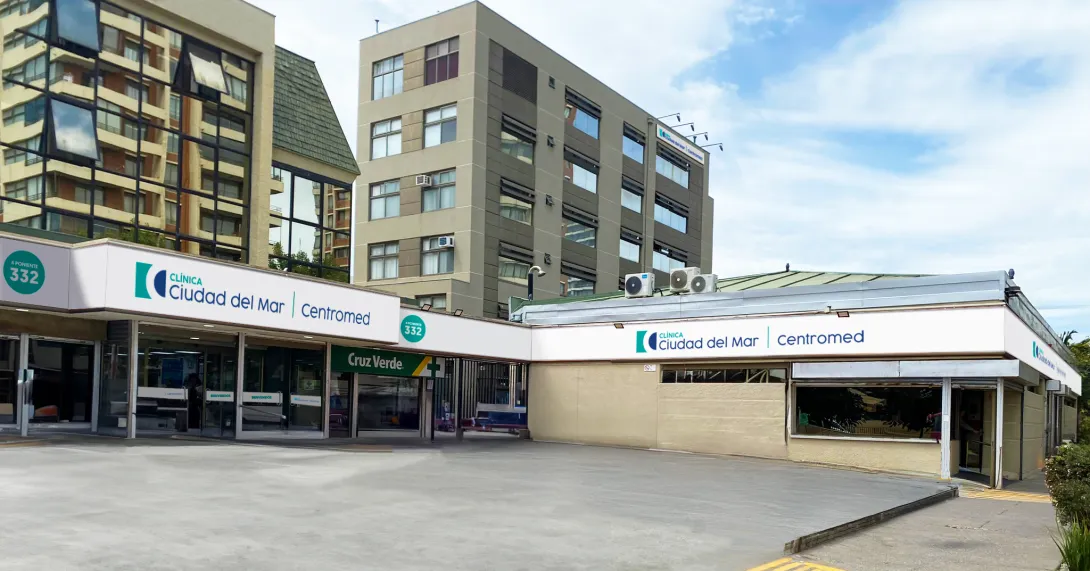 Fachada de edificio Centromed Viña del Mar Clinica Ciudad del Mar